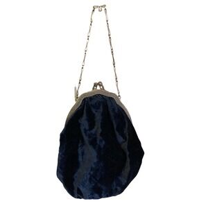 Antique Victorian Velvet Handbag